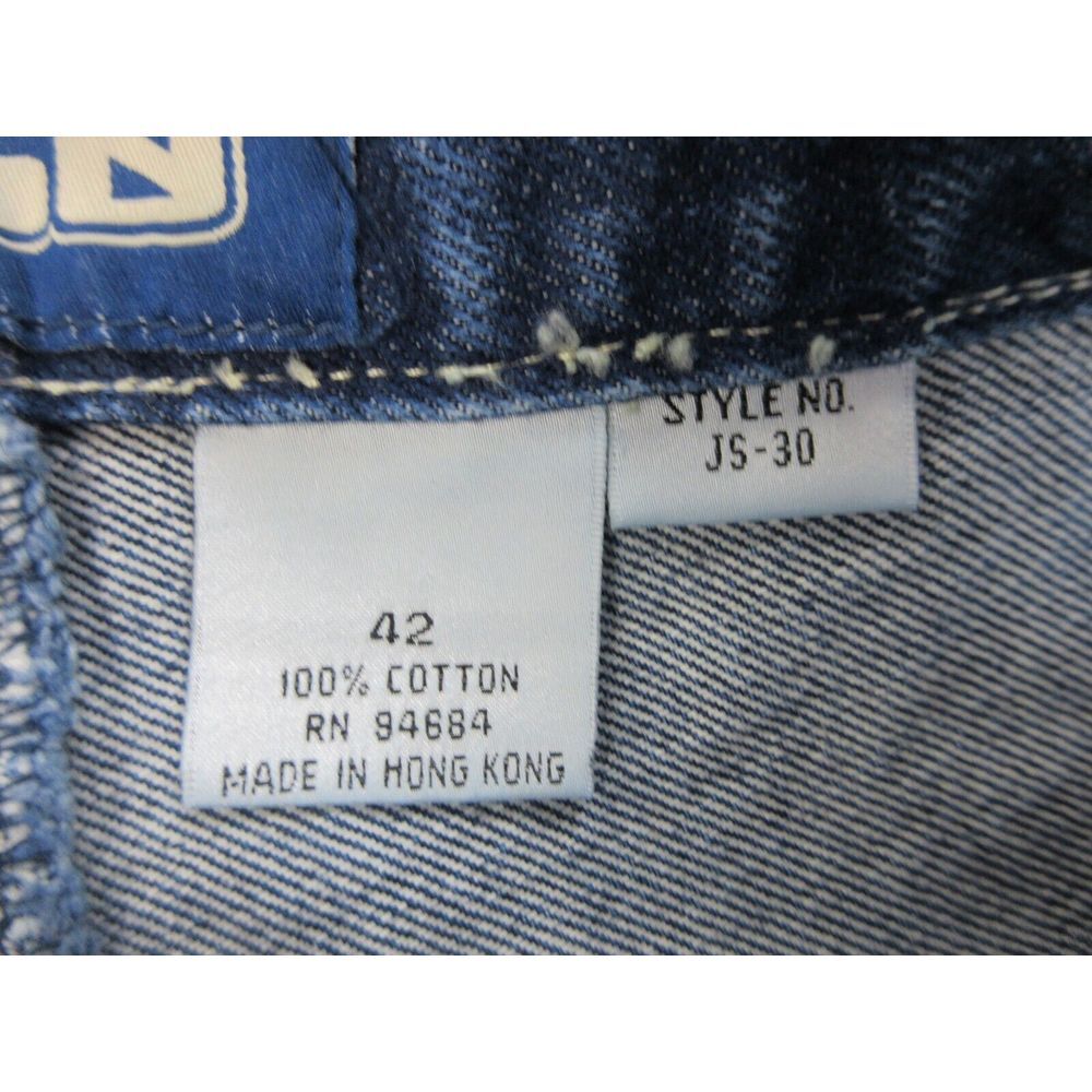 VINTAGE FJ560 Fat Joe Jeans Mens 42 Hip Hop Baggy Y2K Streetwear DEADSTOCK 42X32 - Picture 10 of 16